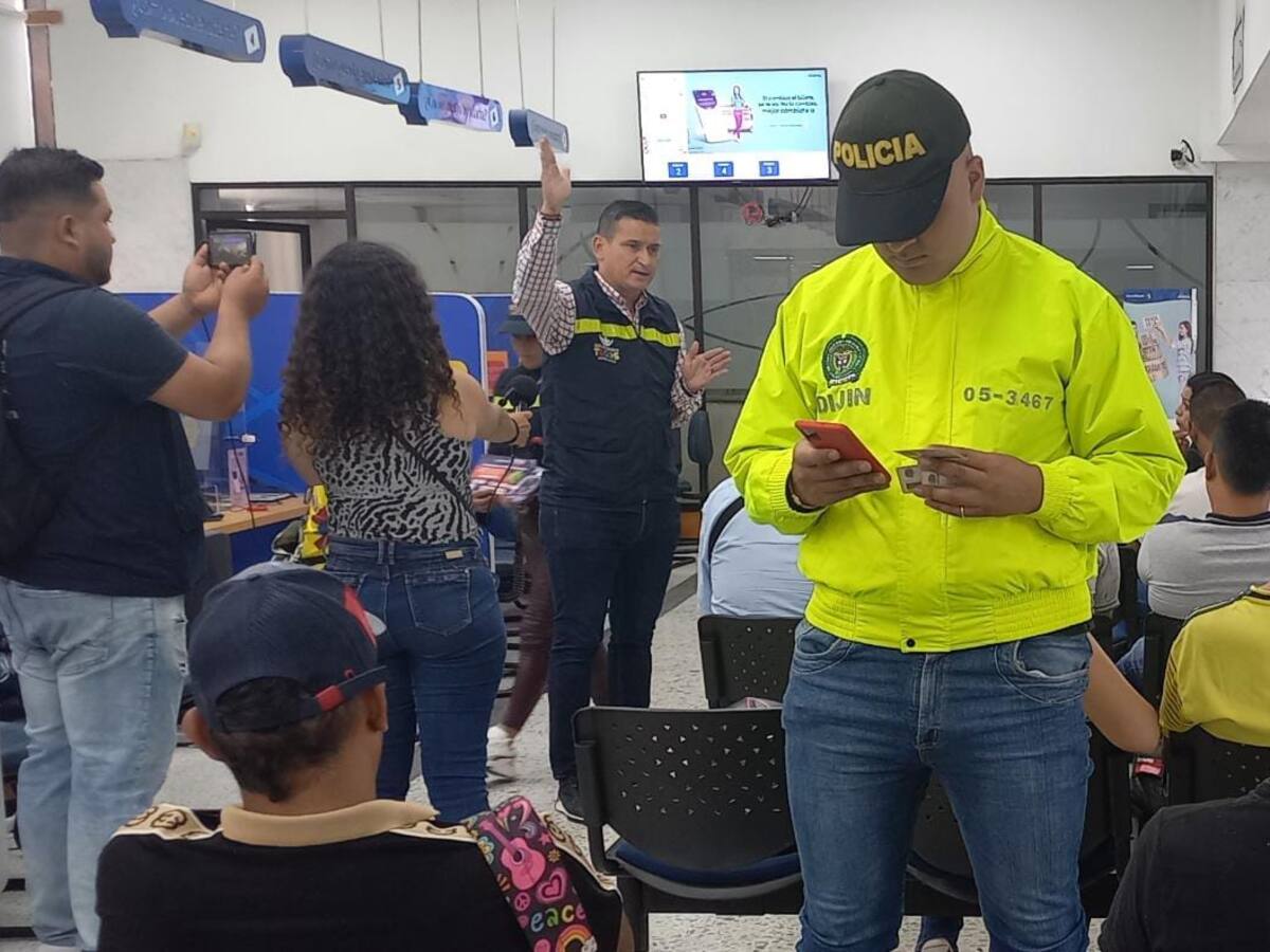 Campaña contra el fleteo en entidades bancarias de Cúcuta