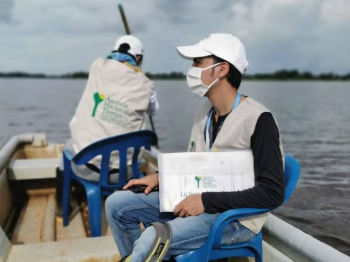 Agencia Nacional de Tierras deslinda más de 10.500 hectáreas en Sucre