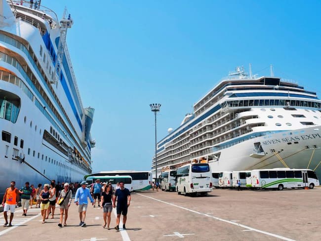 Cerca de medio millón de dólares dejó visita de dos cruceros a Cartagena