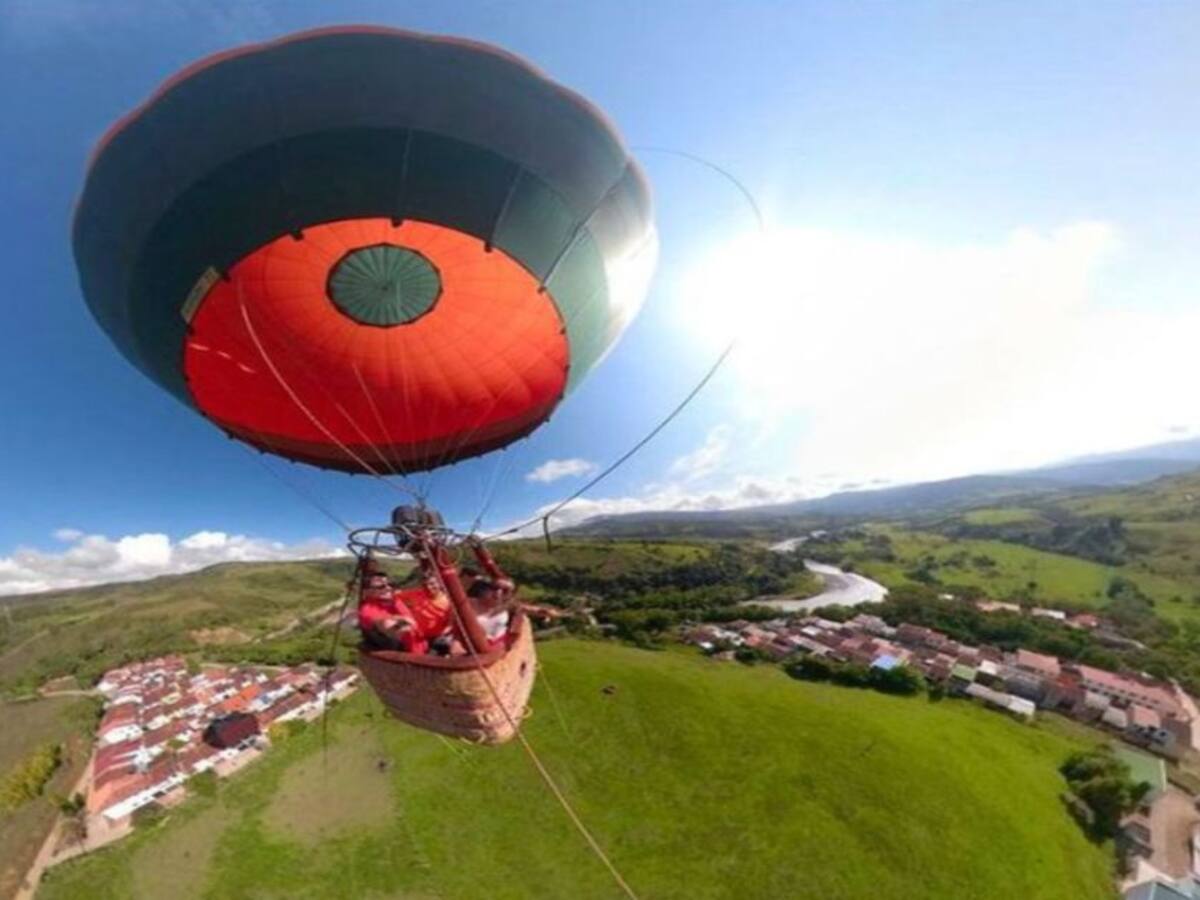 Globo aerostático en Santander