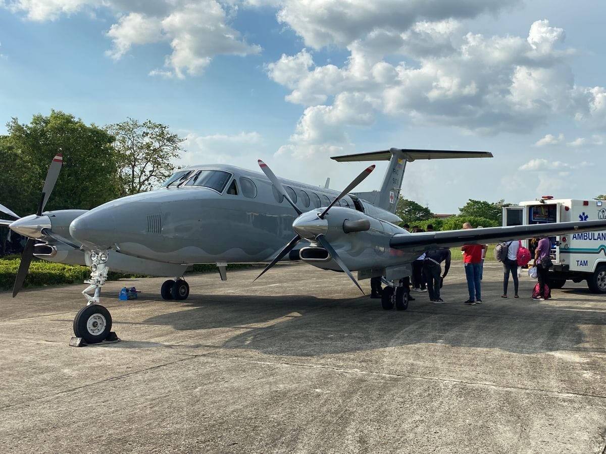 En un vuelo humanitario trasladaron a cuatro pacientes del Bajo Cauca a Medellín