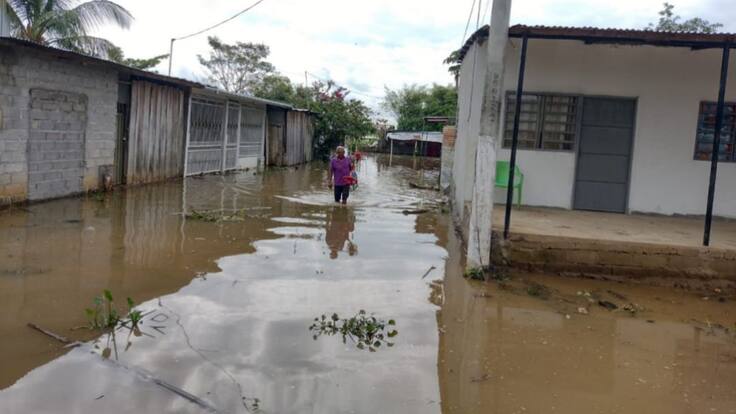 423 familias afectadas por inundaciones en Puerto Wilches