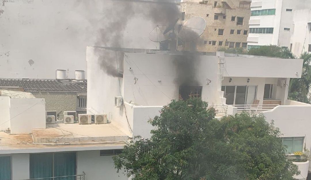 Incendio en Castillogrande