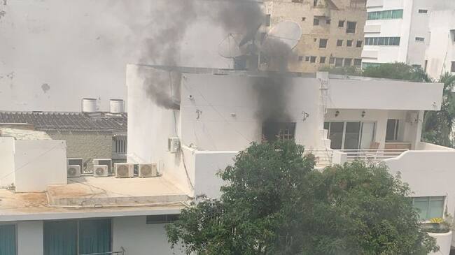 Incendio en Castillogrande