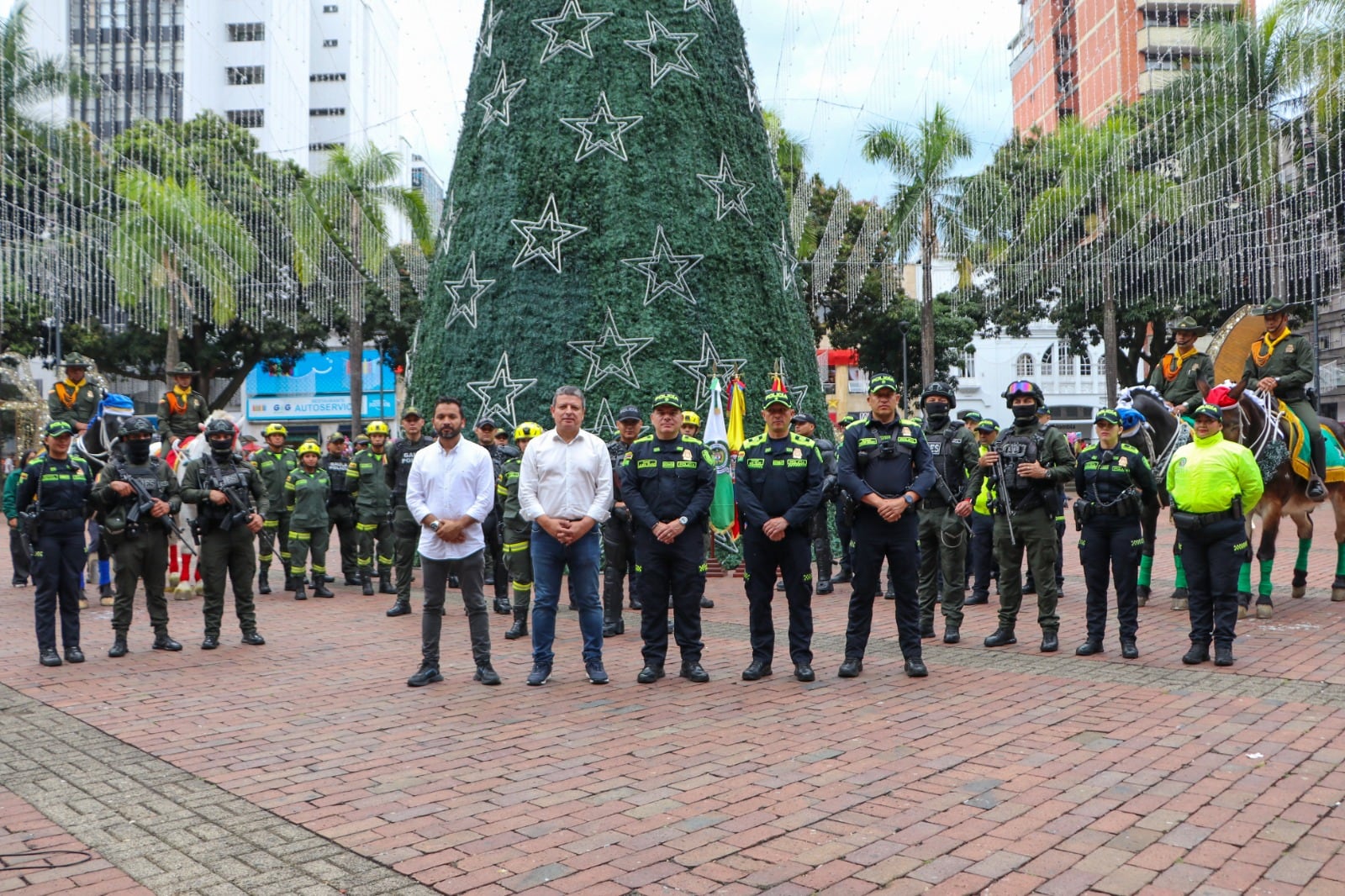 Lanzamiento del Plan Navidad en Pereira (foto: Policía Nacional)