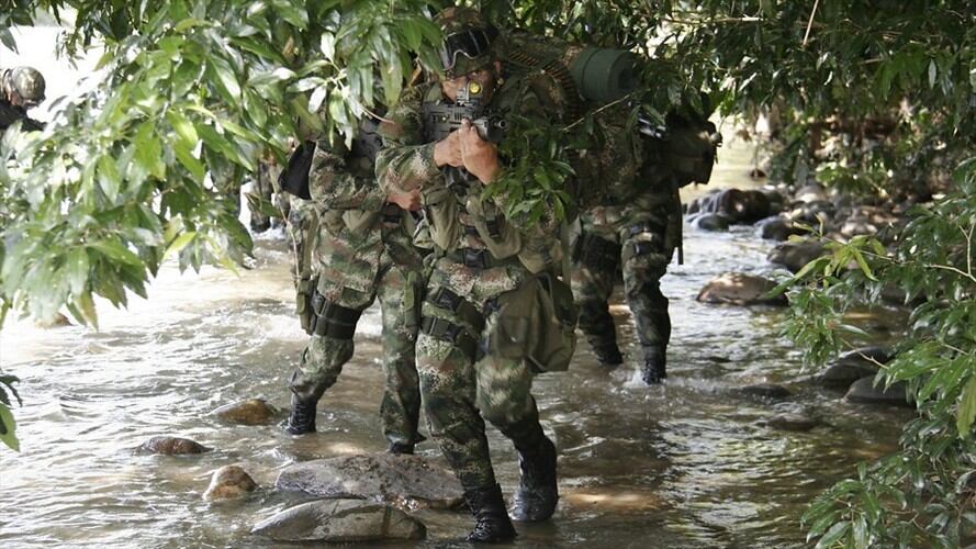 Ofensiva del Ejército contra bandas criminales. Foto: Colprensa