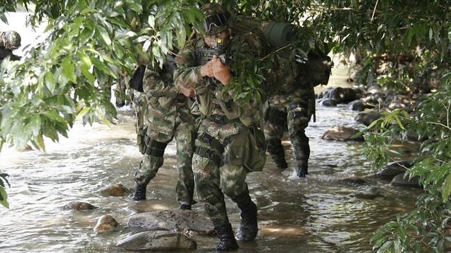 Ofensiva del Ejército contra bandas criminales. Foto: Colprensa