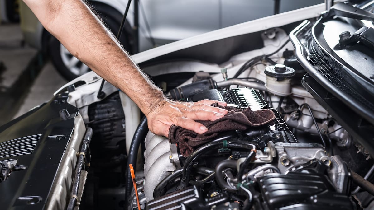 ¿Cuáles son las partes del motor que nunca debe mojar?