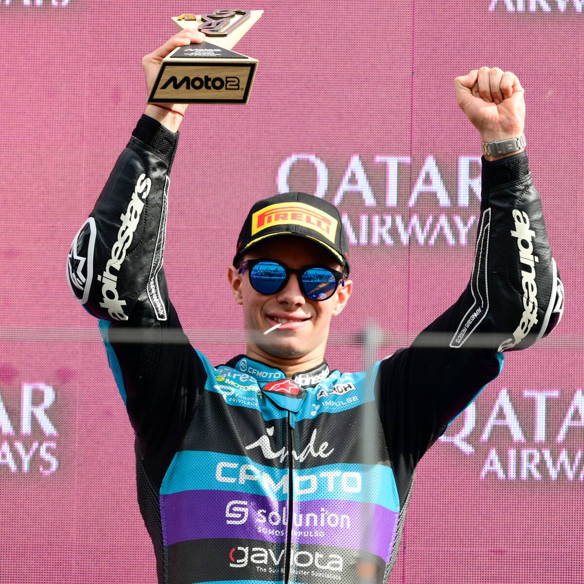 David Alonso se visualiza siendo campeón del mundo en Moto2, de cara a la temporada 2026: esto dijo