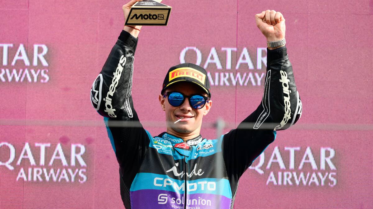 David Alonso se visualiza siendo campeón del mundo en Moto2, de cara a la temporada 2026: esto dijo