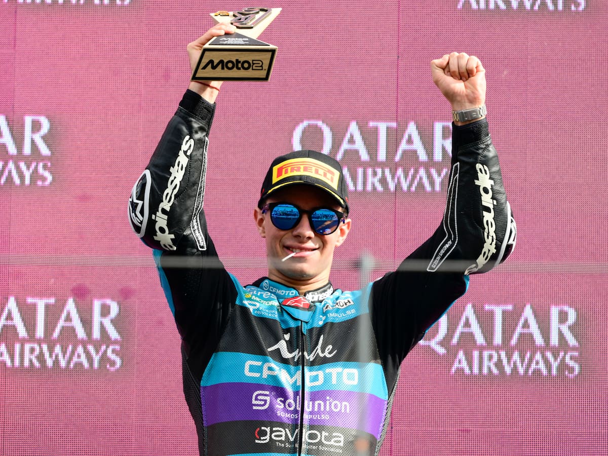 David Alonso se visualiza siendo campeón del mundo en Moto2, de cara a la temporada 2026: esto dijo