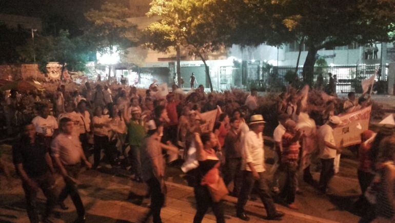 Los barranquilleros han expresaron su respaldo a la paz  con movilizaciones.