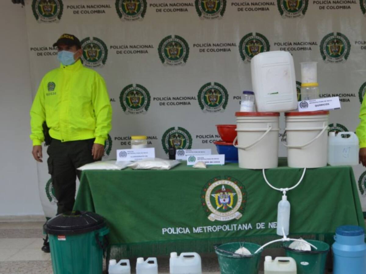 Laboratorio para el procesamiento de cocaína fue desmantelado en Huila