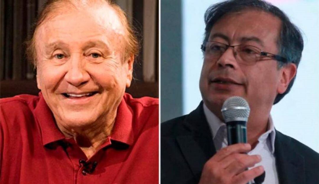 Rodolfo Hernández y Gustavo Petro