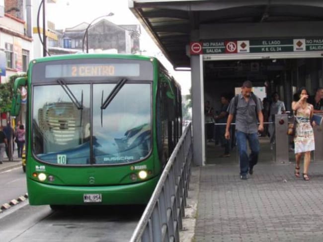 Índices de mendicidad aumentan en el Megabús de Pereira