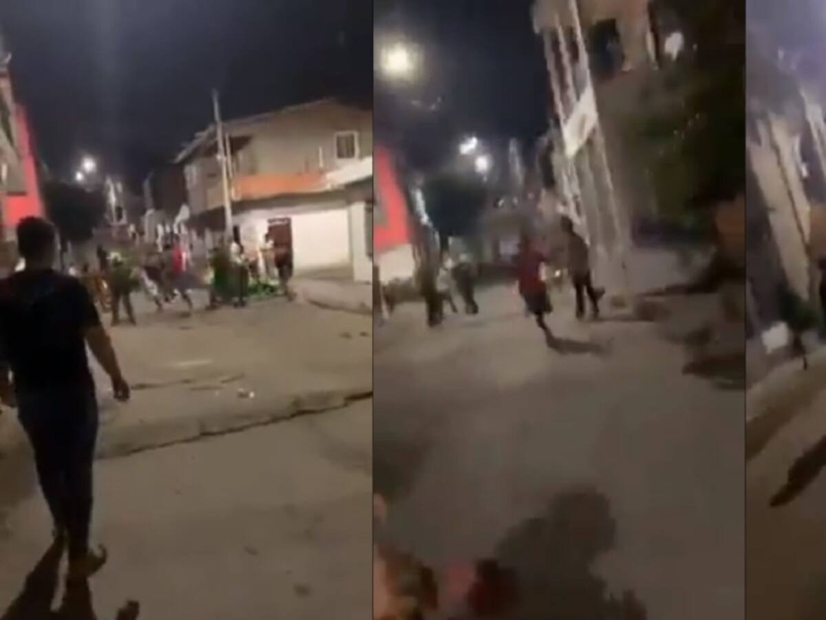 Jóvenes protagonizan asonada contra la policía en Pizarro