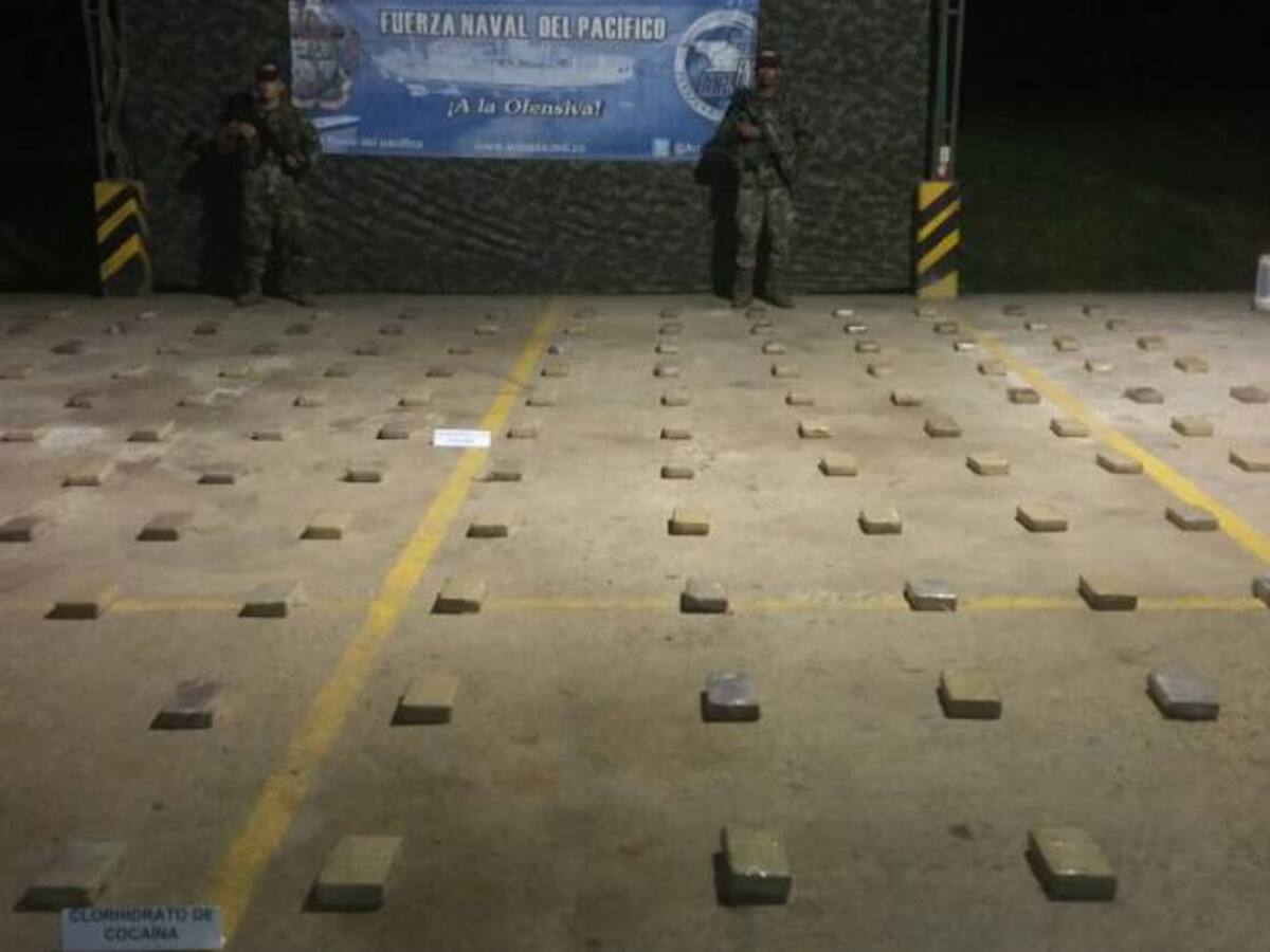 Armada Nacional incauta cargamento de cocaína avaluado en US$5 millones