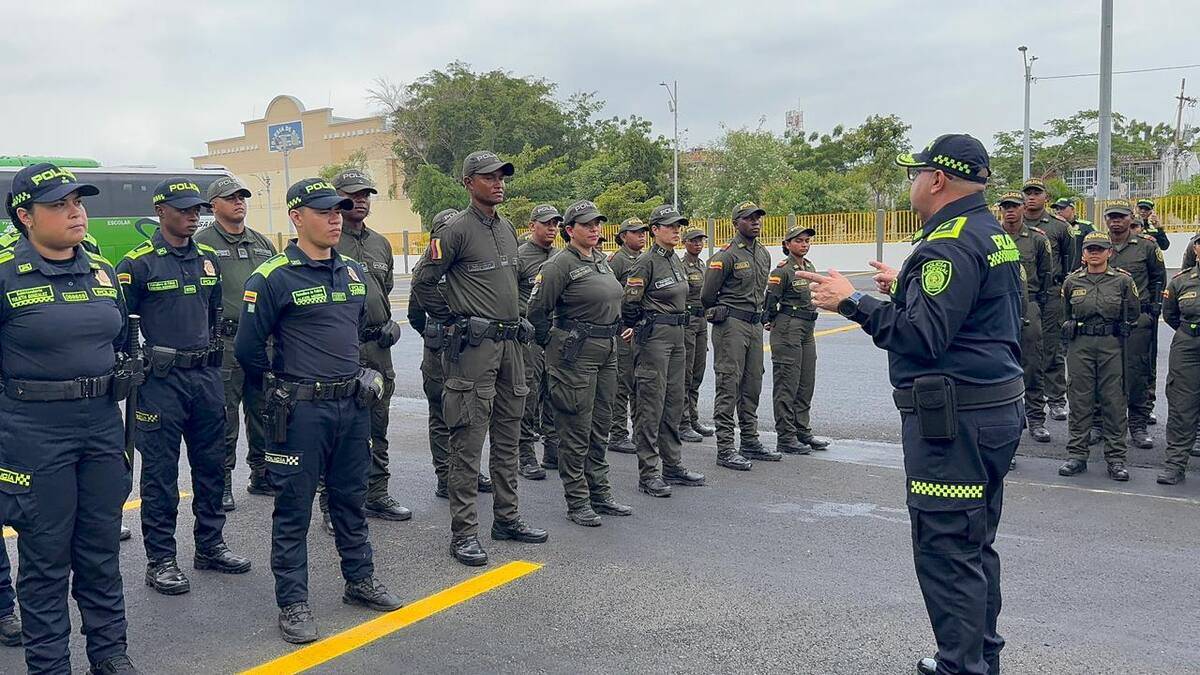 Más de 600 policías custodiarán entorno del estadio Jaime Morón para Junior- Palmeiras