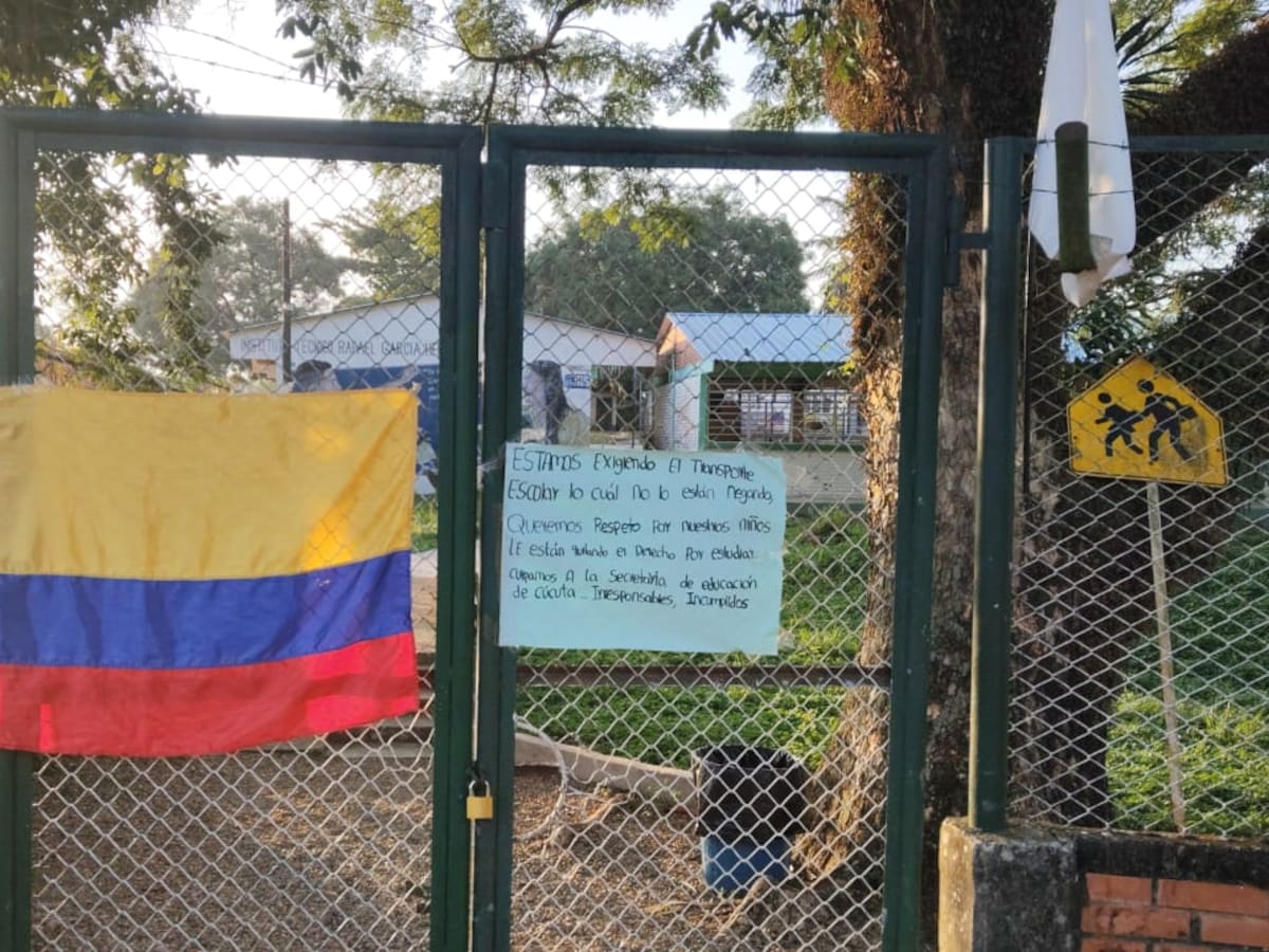 Estudiantes de zona rural de Cúcuta se encuentran sin transporte escolar