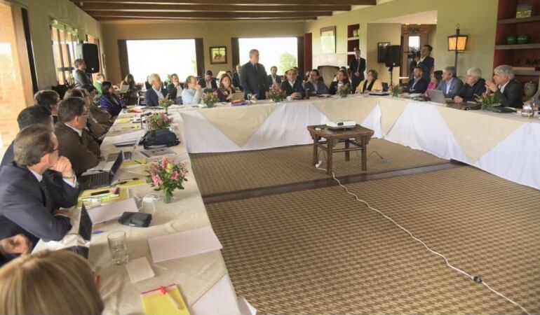 Duque y su gabinete.