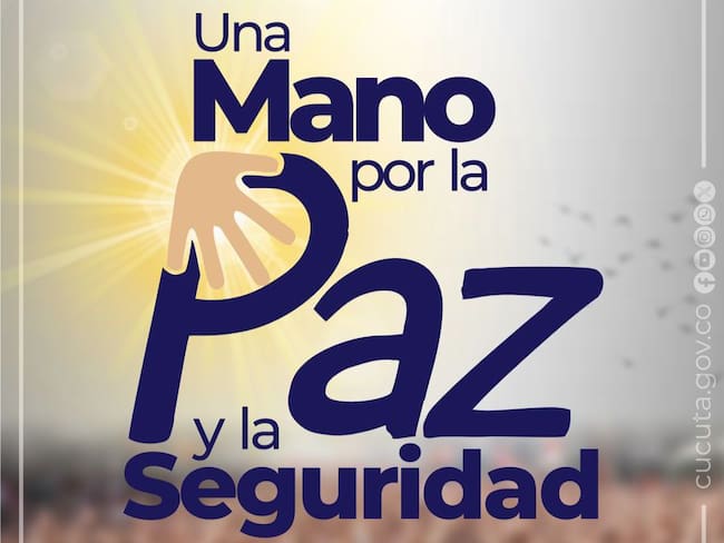 Marcha por la paz en Cúcuta. / Foto: Alcaldía de Cúcuta.