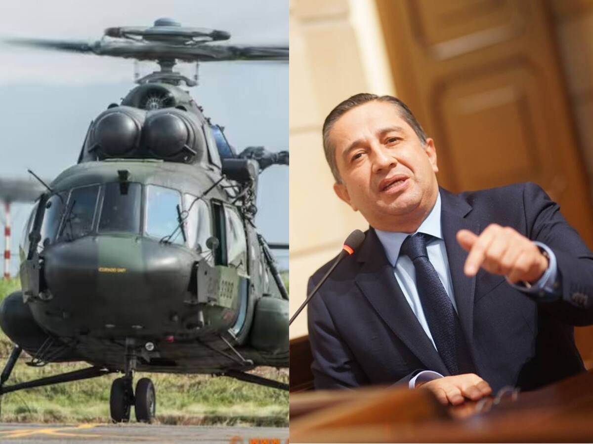 De 20 helicópteros MI-17, solo 5 están operando por falta de mantenimiento: César Triana