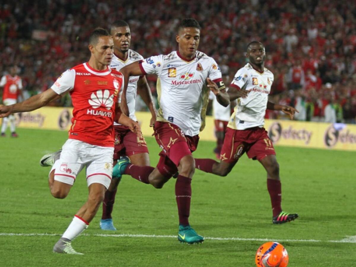 Santa Fe le apunta al liderato ente Tolima en Bogotá