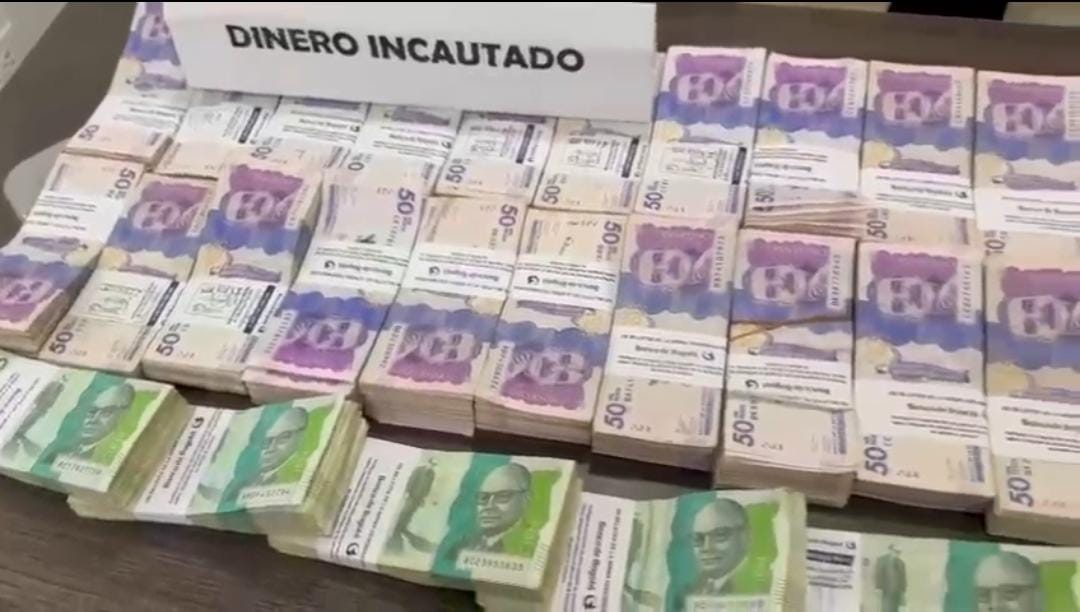 Millonaria suma de dinero incautada por la Policía en Córdoba.