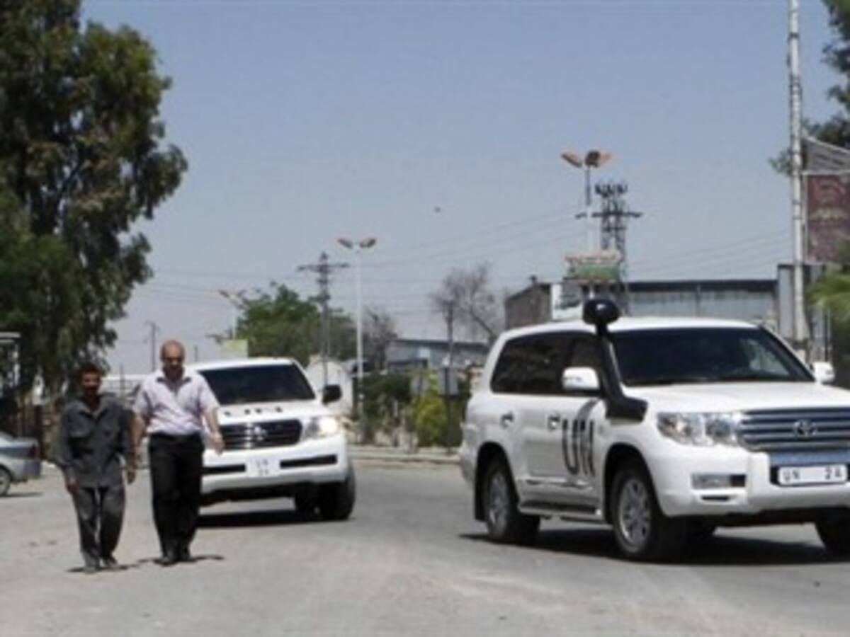 Equipo de la ONU vuelve a entrar en zona de supuesto ataque químico en Siria