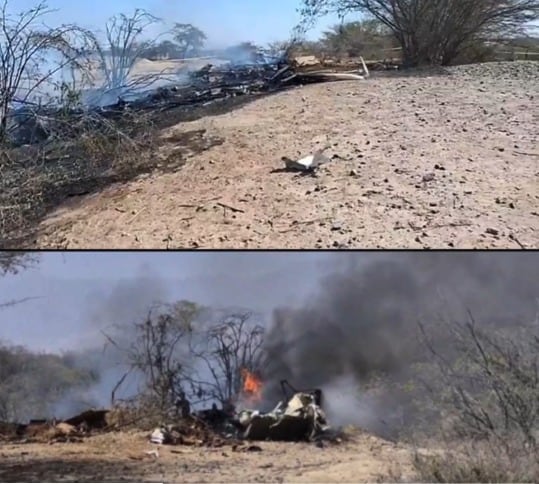 Policía de Perú confirmó la muerte de 13 personas por la caída de una avioneta en el sur del país. Captura de video de Media Oriente