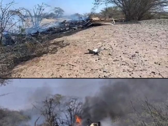 Policía de Perú confirmó la muerte de 13 personas por la caída de una avioneta en el sur del país. Captura de video de Media Oriente