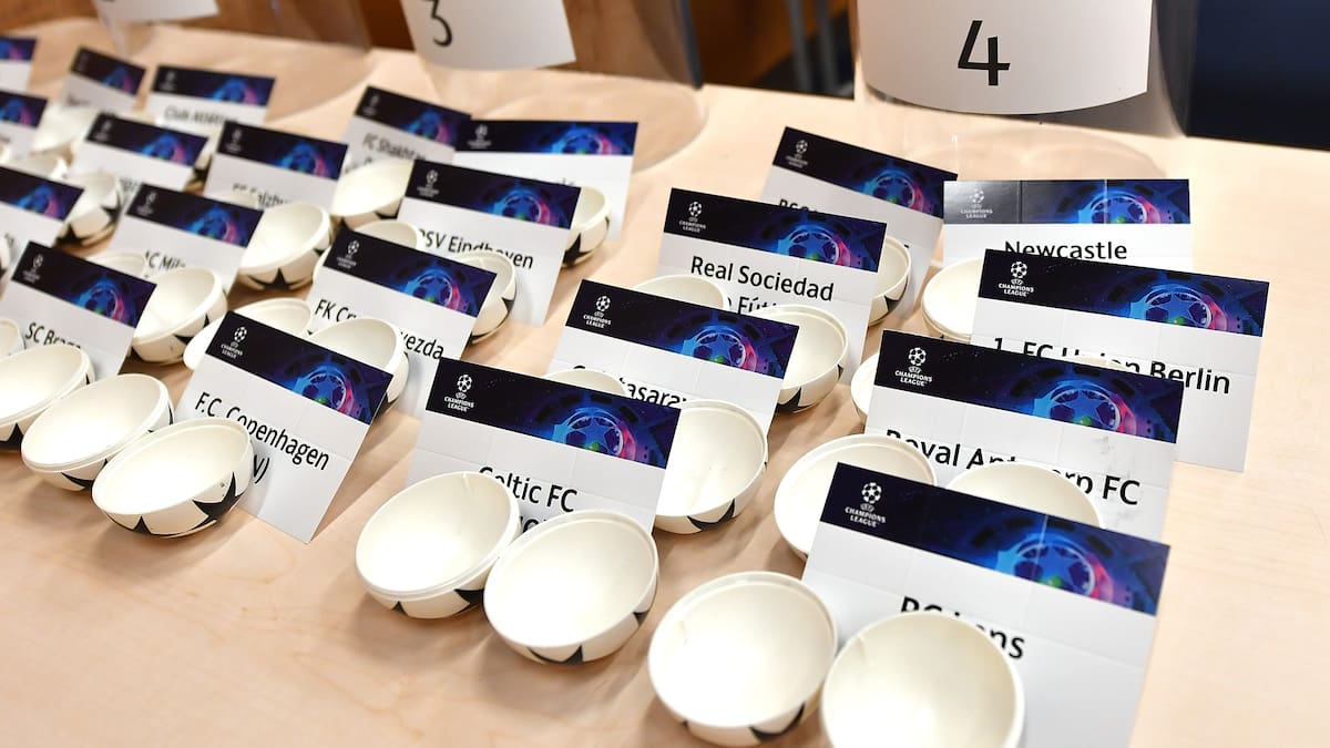 Liga de Campeones: Así están conformados los bombos para el sorteo de la fase de grupos