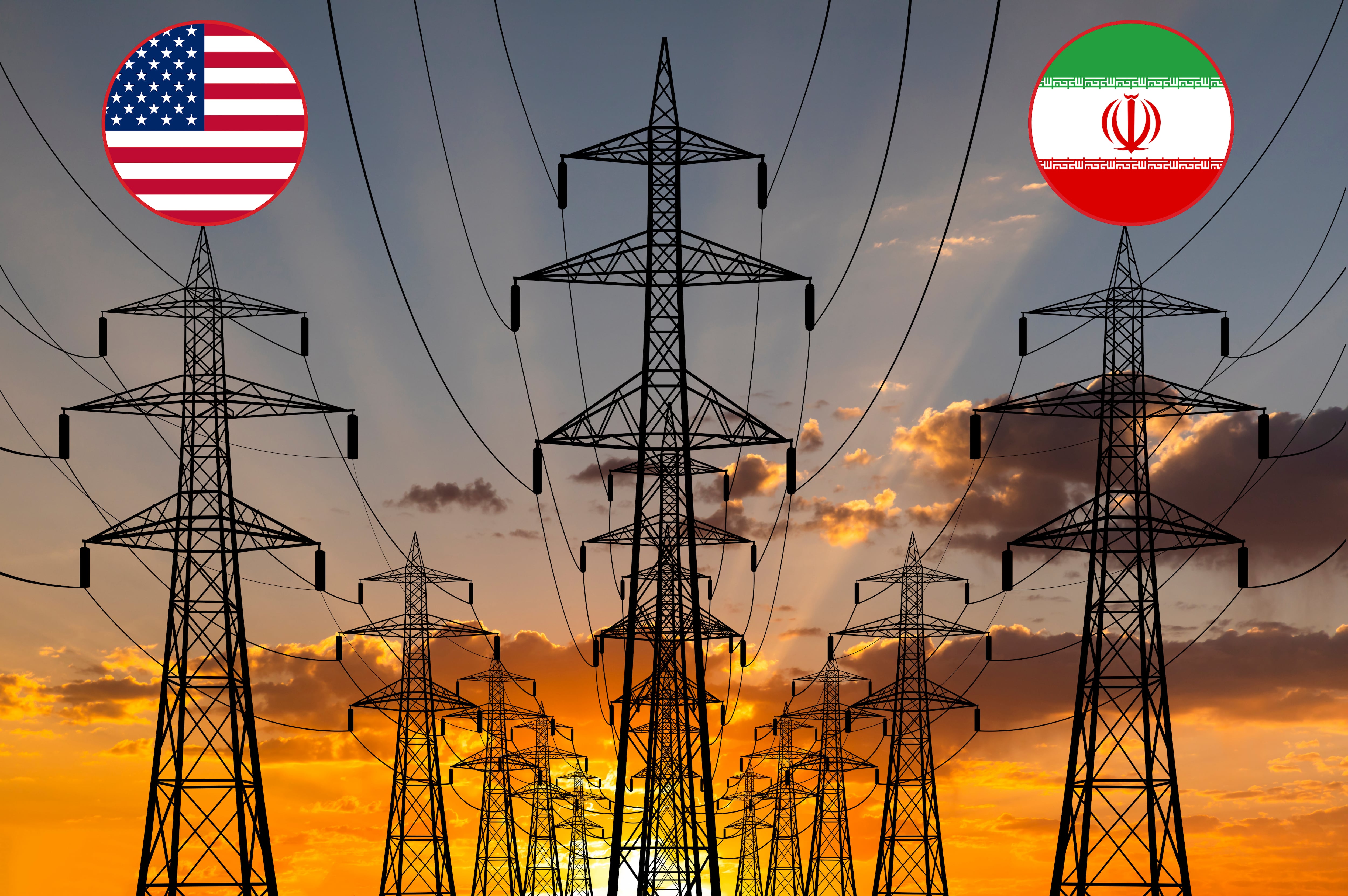 Imagen de referencia. Planta de energía - Banderas EE. UU. - Iran: Getty Images.