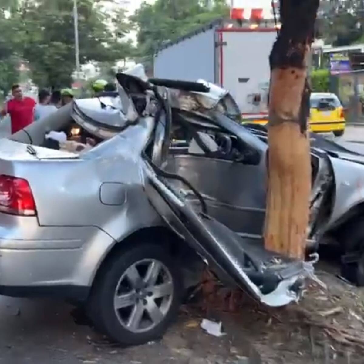 Grave accidente de tránsito en el anillo vial