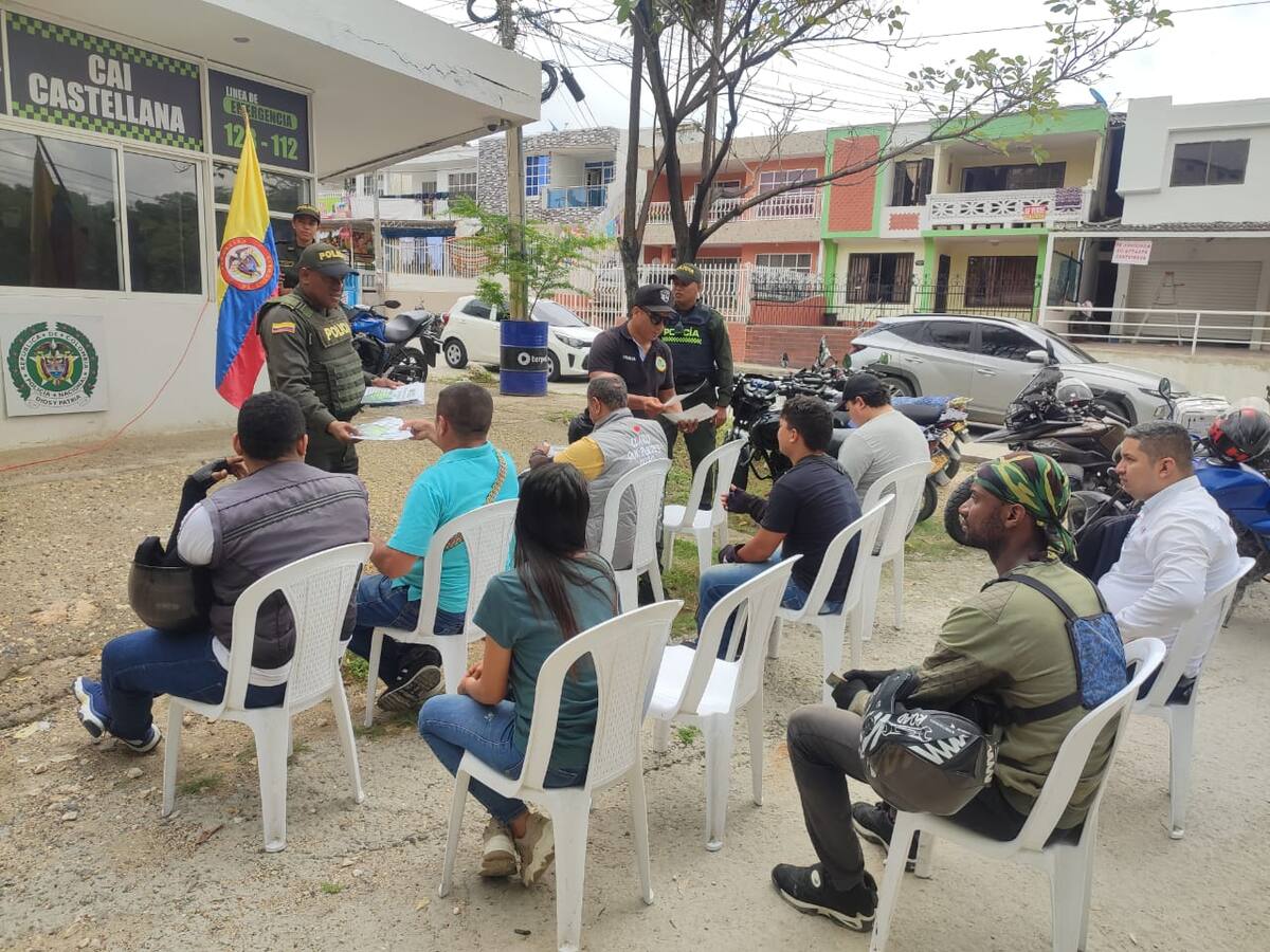 Alcaldía y Policía adelantan campaña contra el hurto de motocicletas en Cartagena
