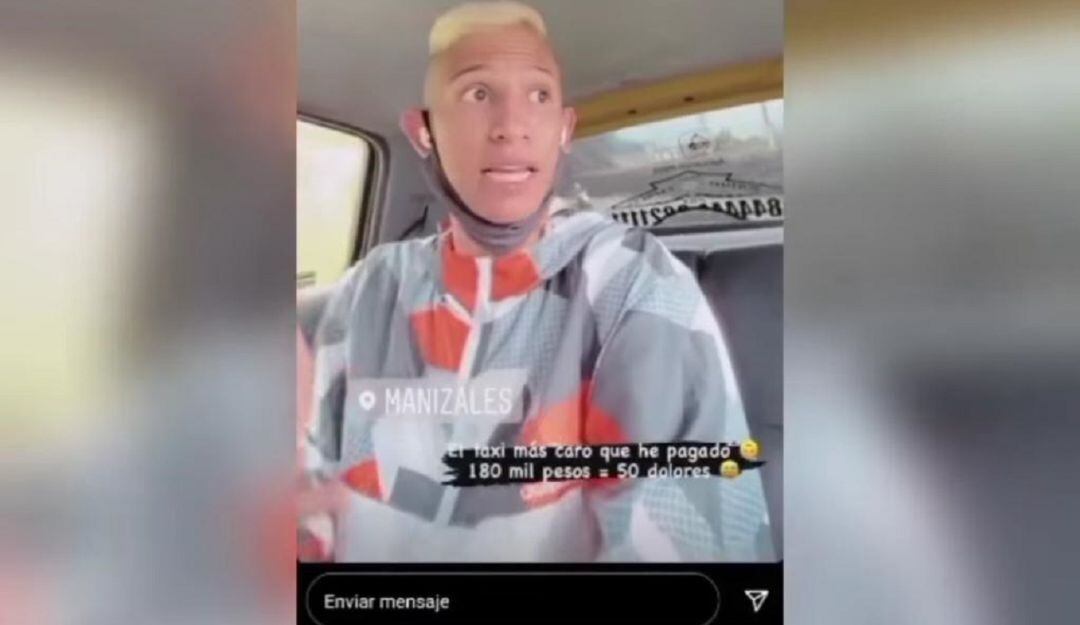 Influencer "La Liendra", de paso por Manizales