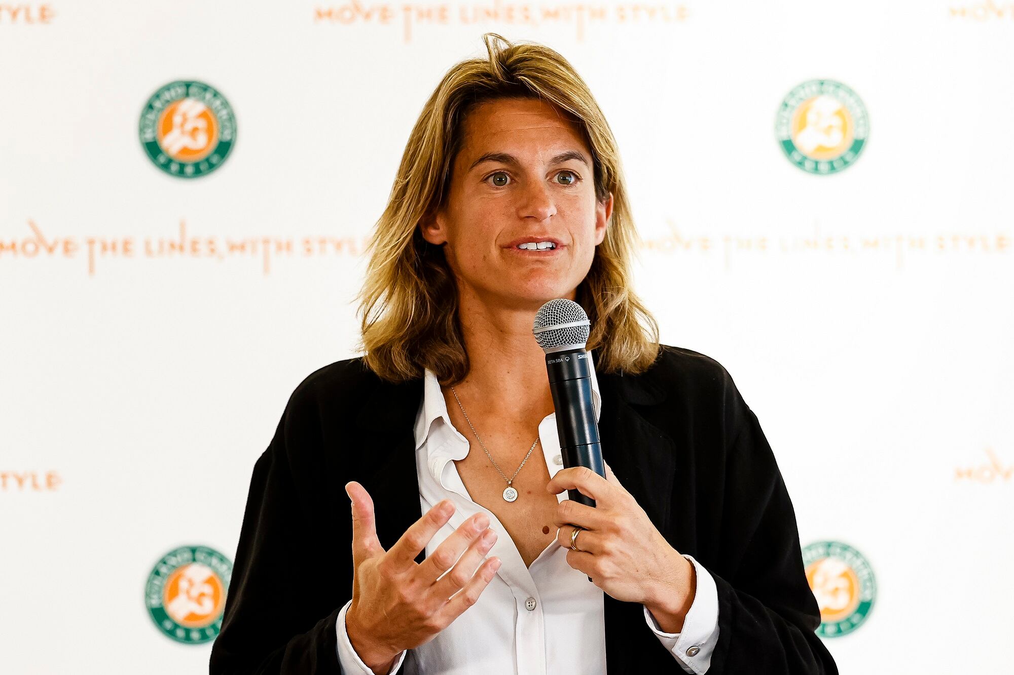 Amélie Mauresmo. (Photo by Antonio Borga/Eurasia Sport Images/Getty Images)