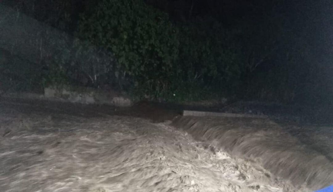 Fuertes lluvias río Combeima