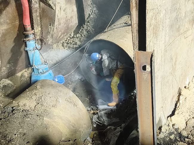 Avanzan los trabajos de mantenimiento. // Aguas de Cartagena