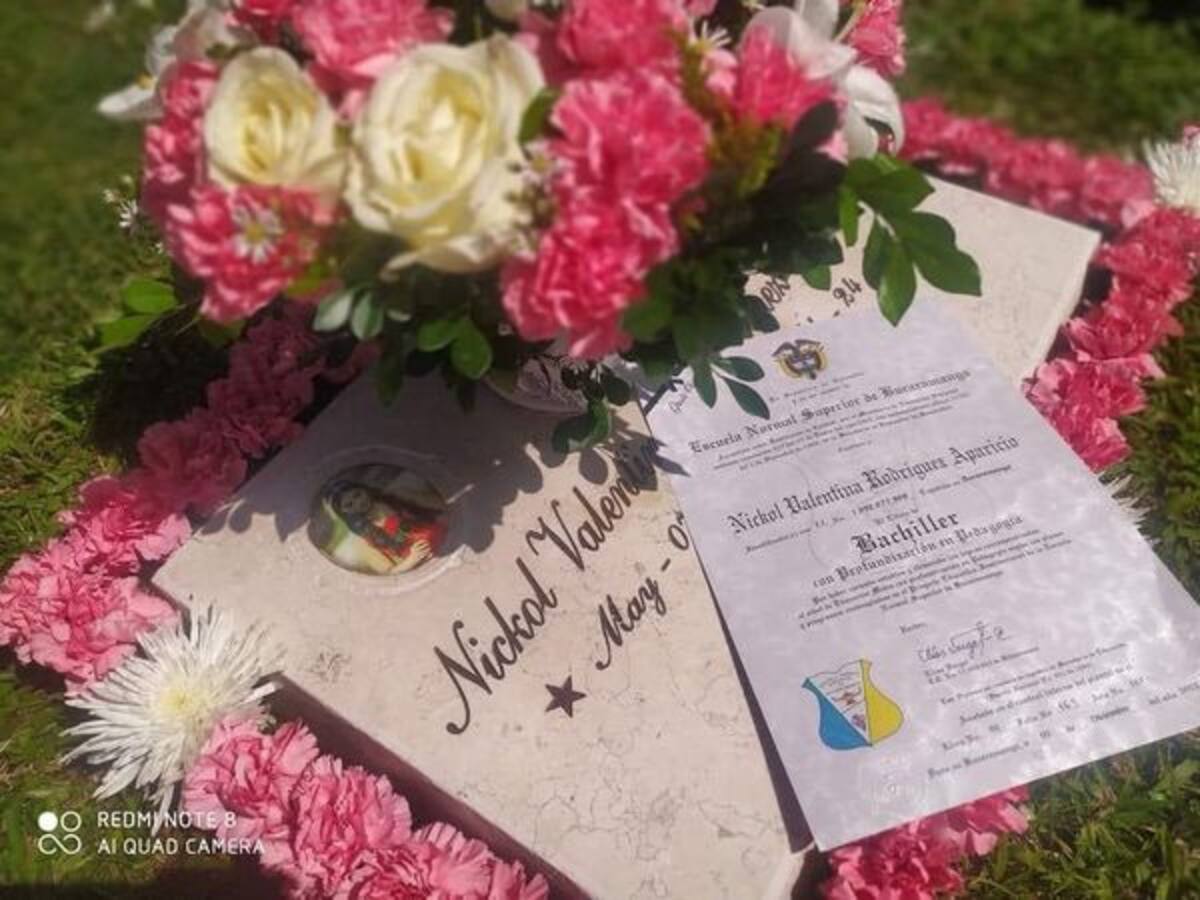 Conmovedor grado póstumo a Nickol Valentina Rodríguez