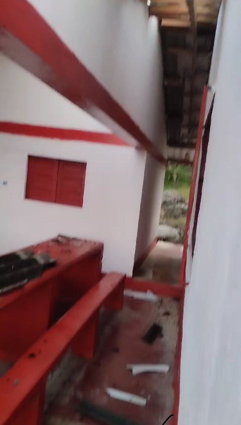 Pérdidas del 50% a una escuela rural de Argelia por las fuertes lluvias. Suministrado.