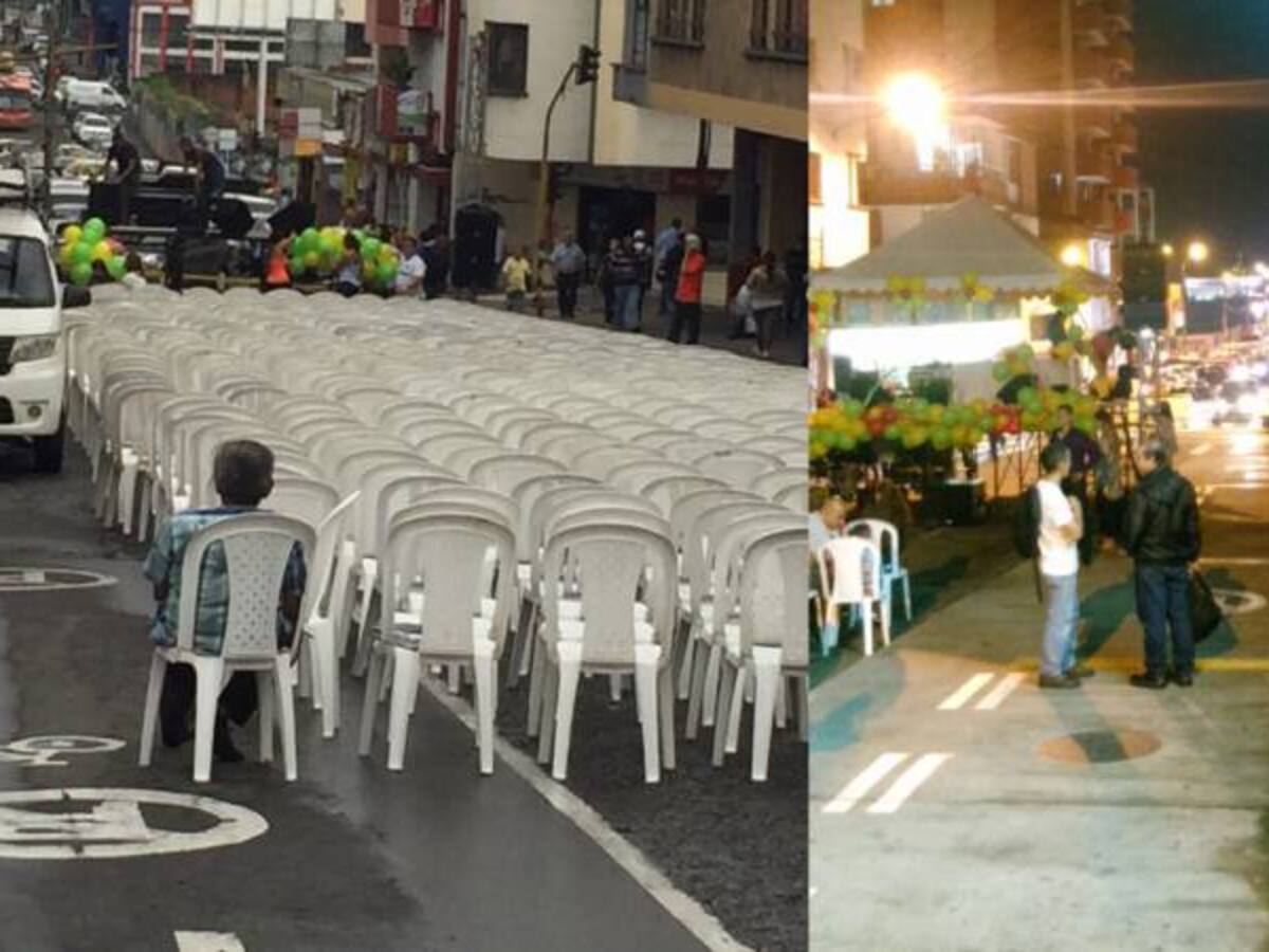 Molestia entre los pereiranos por caos vehicular que generó el cierre de vías por parte de un candidato a la Asamblea