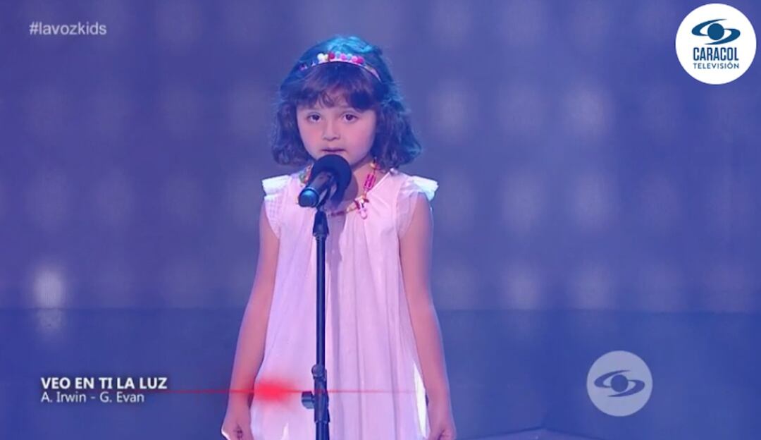 Agatha, la niña de 5 años que se robó los aplausos de 'La Voz Kids'