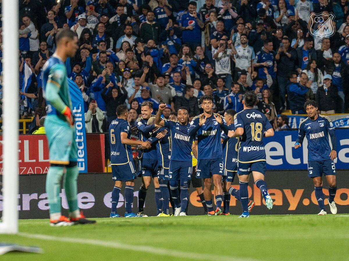 Millonarios consigue una sufrida victoria ante Fortaleza y se mete parcialmente a los ocho