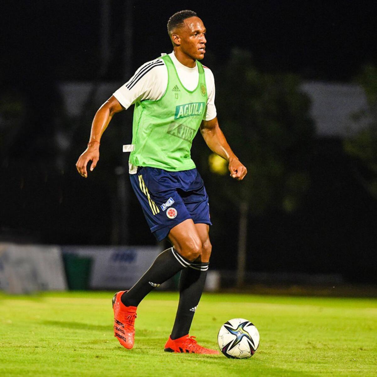 Yerry Mina, defensa de la Selección Colombia.