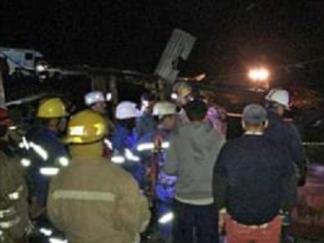 Rescatados los tres trabajadores atrapados en mina de Cundinamarca