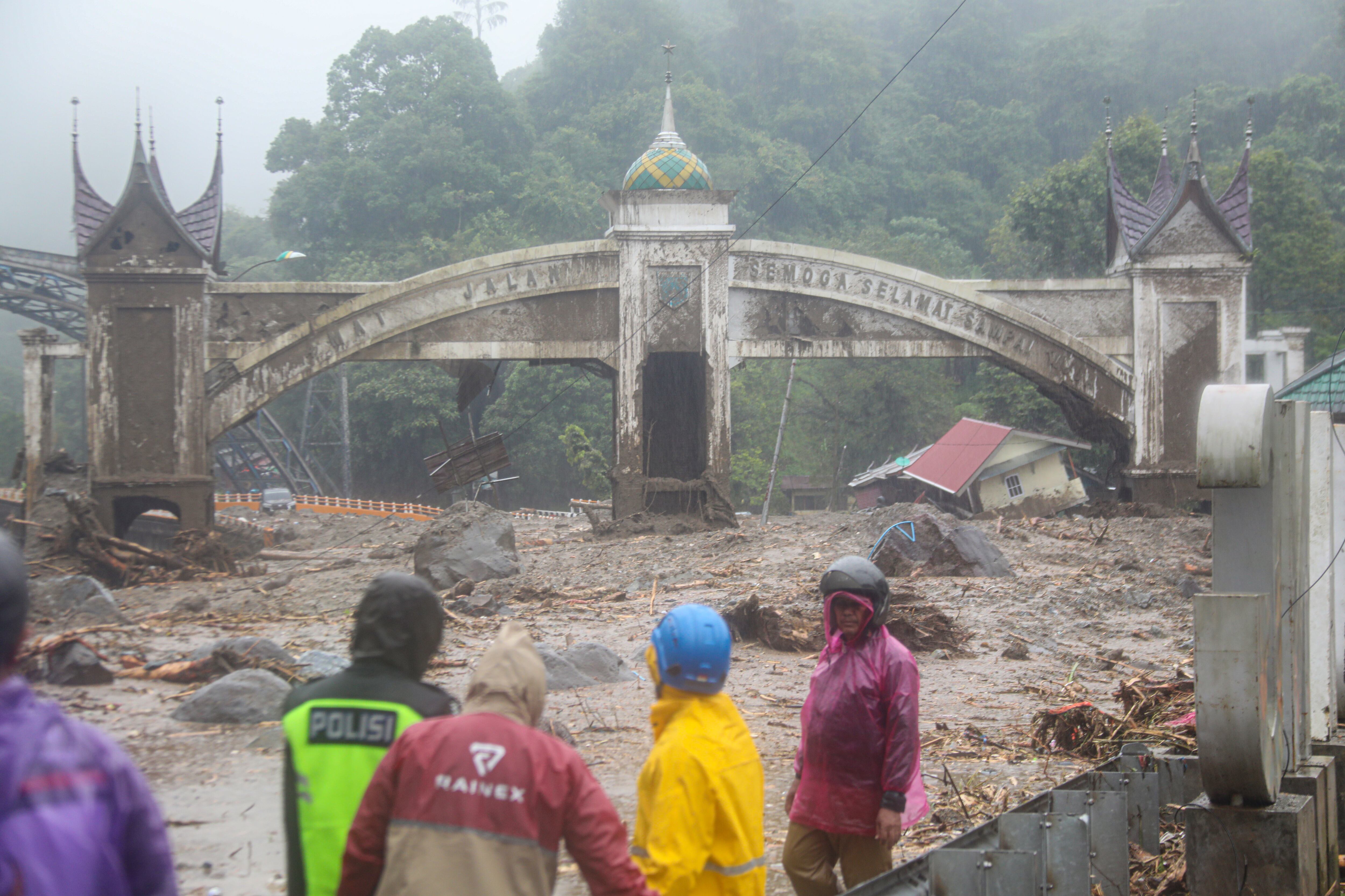 Inundaciones por lluvias en Indonesia. Foto: Adi Prima/Anadolu via Getty Images