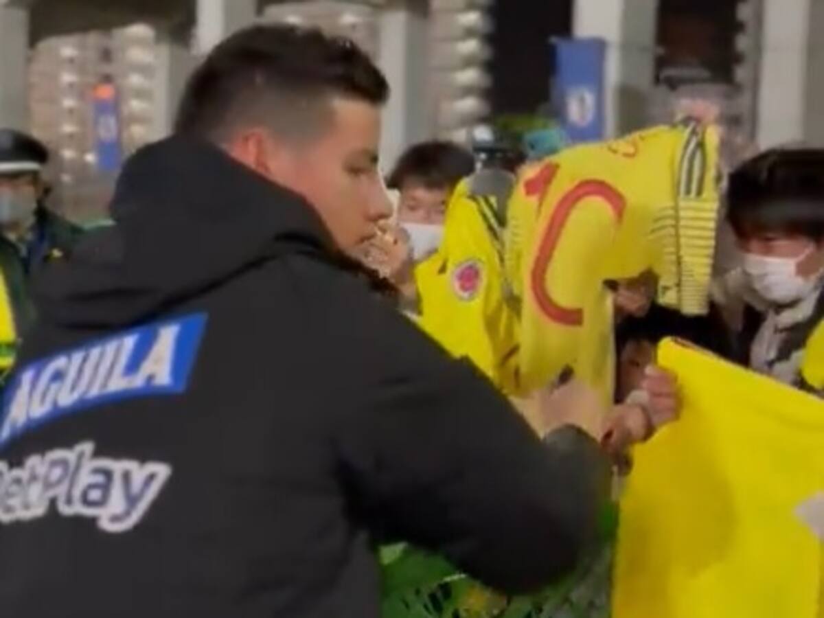 James y Falcao causan sensación entre los aficionados japoneses