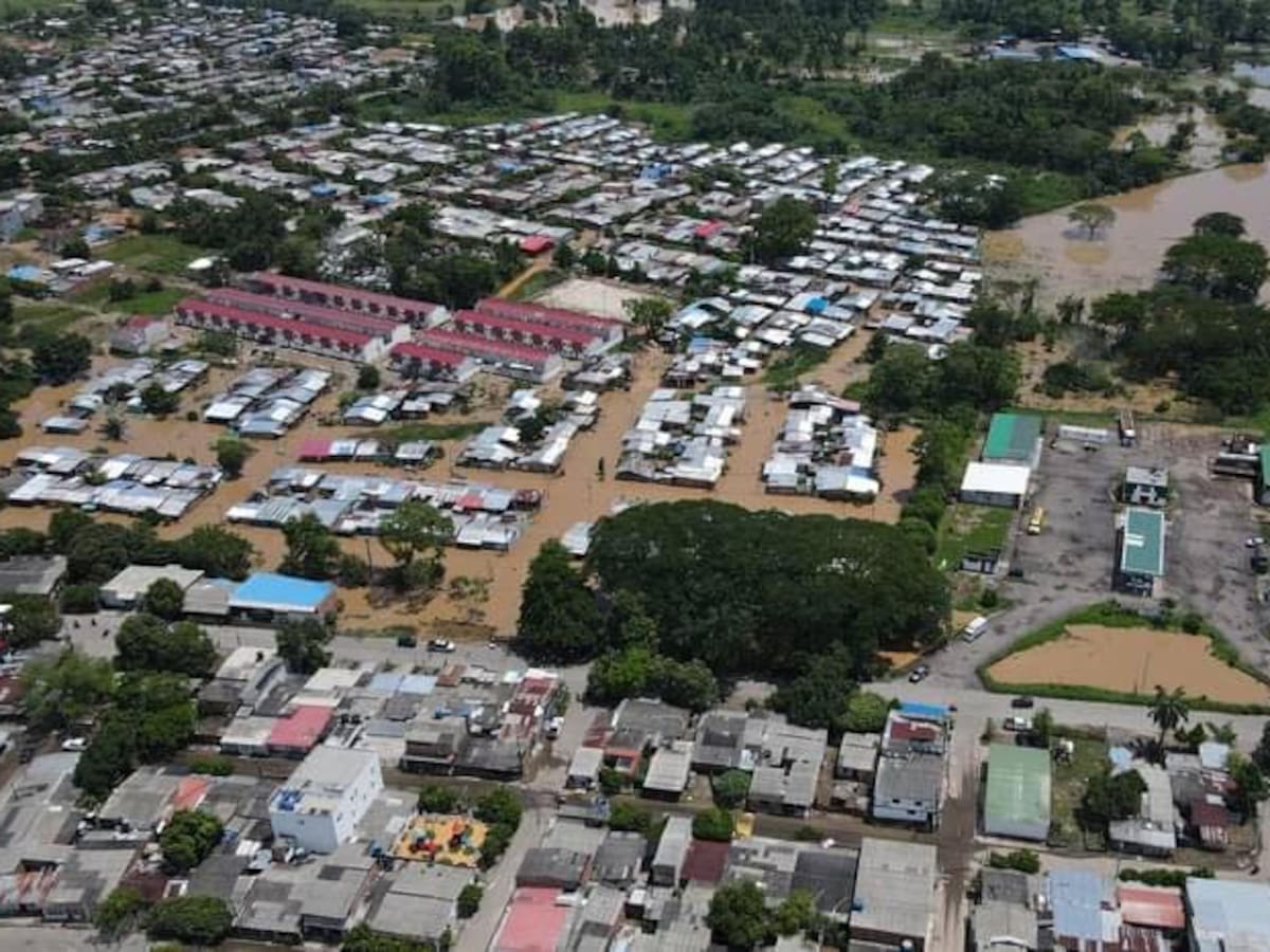 Grave emergencia por las lluvias dejó a mil damnificados y seis barrios inundados en Yondó