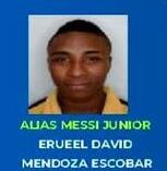 Alias Messi Junior o Niche- presunto responsable de la masacre- foto policía Magdalena Medio
